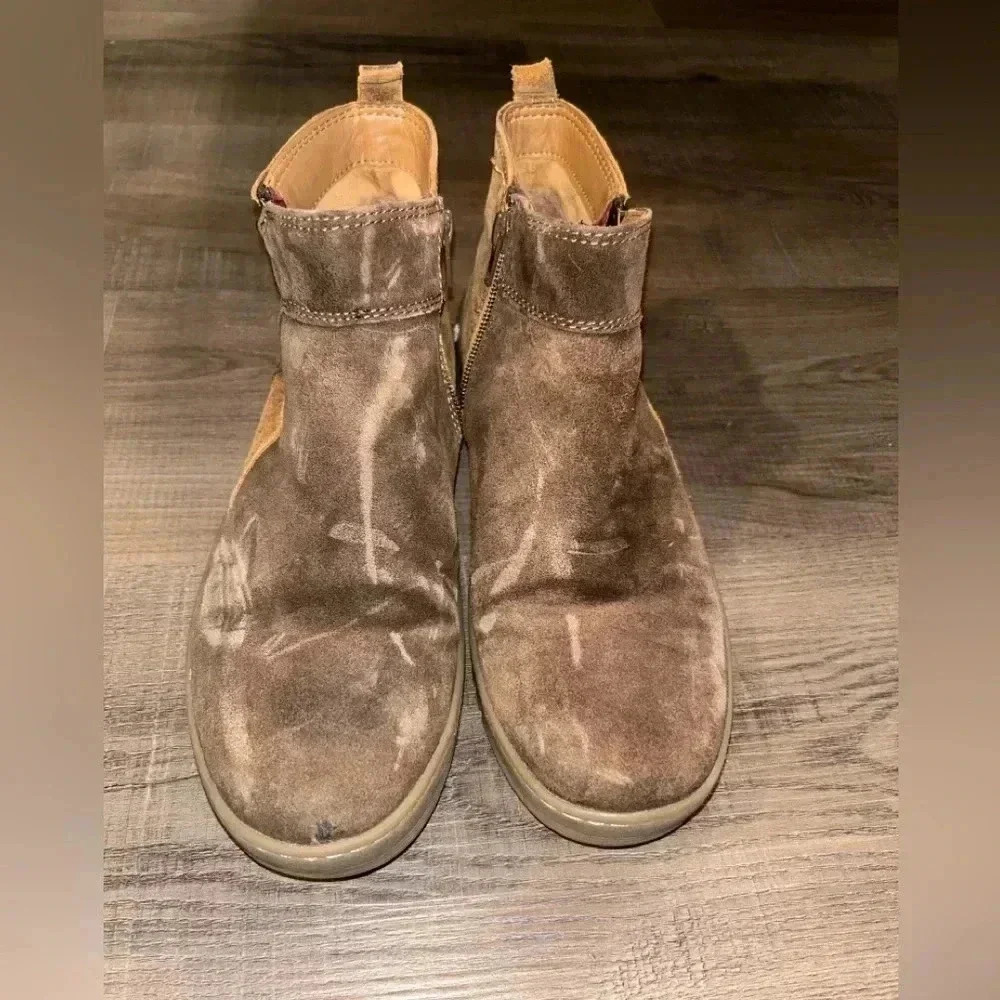 Comfortiva‎ Hollis Brown Leather Ankle Boot Sz 10M